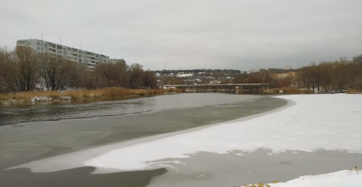 В Ульяновске запрещается выход на водоёмы в период ледостава