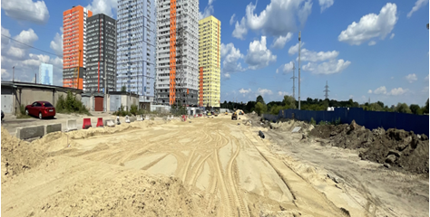 В Ульяновске продолжается строительство нового участка дороги по улице Автозаводской