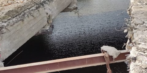 В выходные в Ульяновске продолжается реконструкция моста на улице Минаева