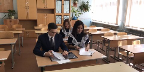 Ученики ульяновской школы №28 стабильно показывают высокие результаты на экзамене по математике