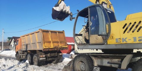 В Ульяновске продолжается прочистка водоотводов