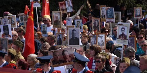 В строю &laquo;Бессмертного полка&raquo; в Ульяновске прошло 75 тысяч человек