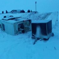 Ехавший в Ульяновск пассажирский микроавтобус опрокинулся в кювет