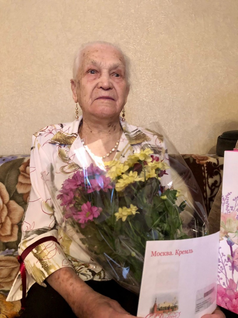 Жительница Ульяновска Анна Якимчук отмечает 100-летний юбилей