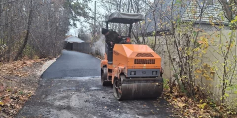 В Ульяновске заасфальтировали подход к СНТ «Гвардеец»