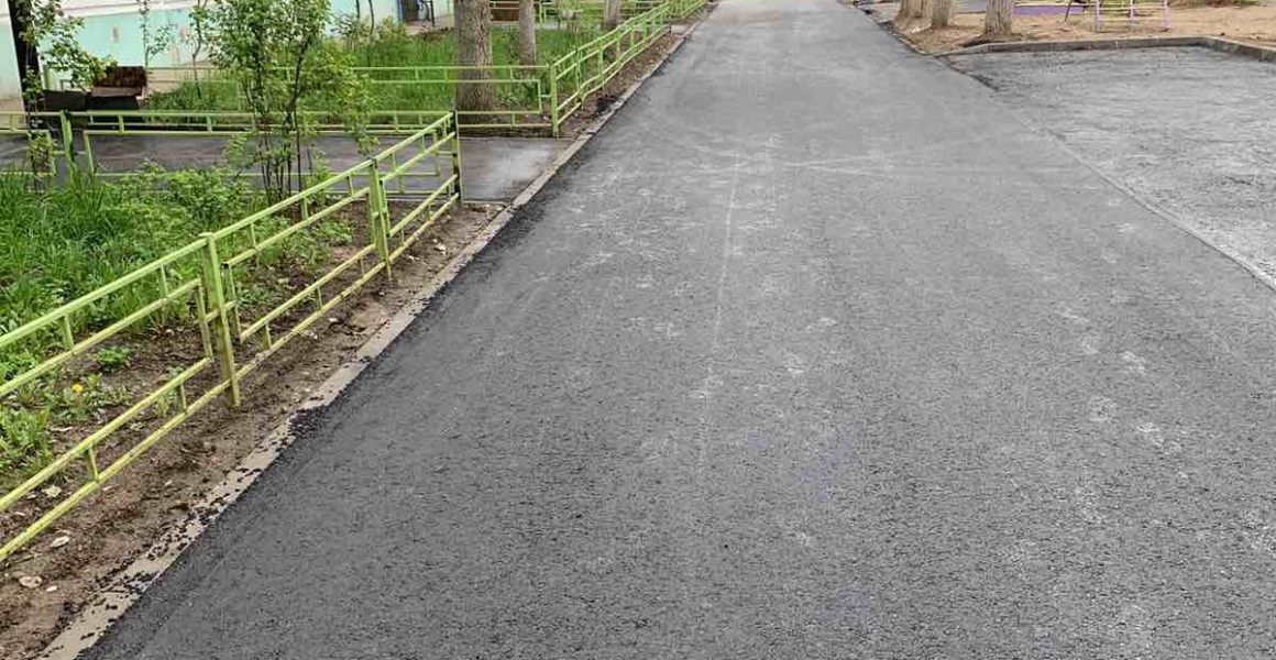 В 18 дворах Ульяновска обновляют проезды, тротуары и парковки