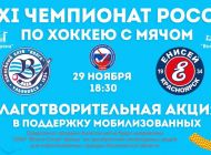 В Ульяновске на XXXI Чемпионате России по хоккею с мячом пройдет акция в поддержку мобилизованных