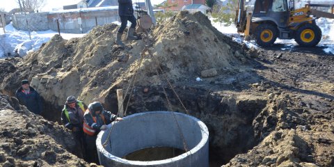 На ведущем в Лаишевку водоводе осталось уложить 500 метров труб