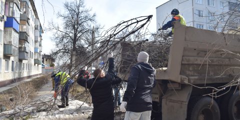 В ходе субботнике с территории Ульяновска вывезли 660 кубометров мусора