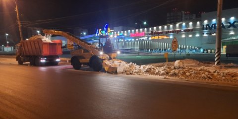 С улиц Ульяновска вывезли почти 8 тысяч самосвалов снега