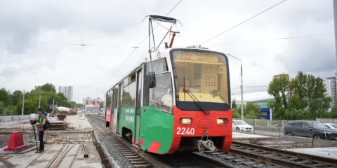 Через «минаевский» мост досрочно восстановлено движение электротранспорта