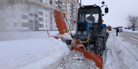 Ульяновские предприятия жизнеобеспечения вновь помогут дорожникам в очистке улиц