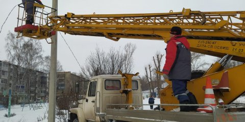 За неделю &laquo;Горсвет&raquo; восстановил освещение по 49 адресам