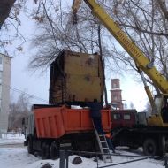Незаконно установленные гаражи в Ульяновске демонтируют