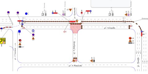 В центре Ульяновска на четыре дня изменится организация дорожного движения