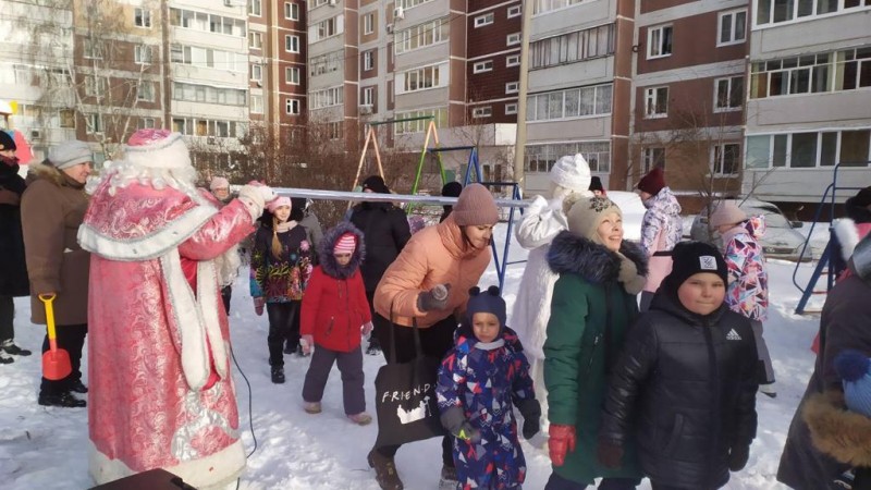 В Ульяновске продолжается проект «Зима во дворах»