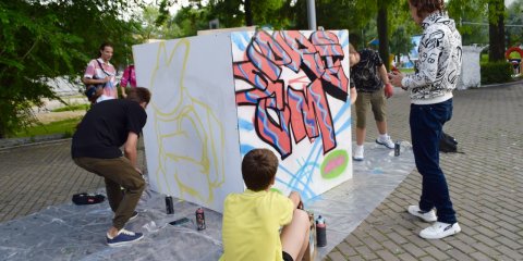 В Ульяновске завершился фестиваль стрит-арта "CTRL+C/CTRL+V"