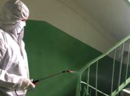 В Ульяновске продолжается дезинфекция общественного транспорта и жилого фонда