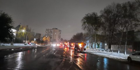 Ночью улицы Ульяновска очищали 42 единицы спецтехники