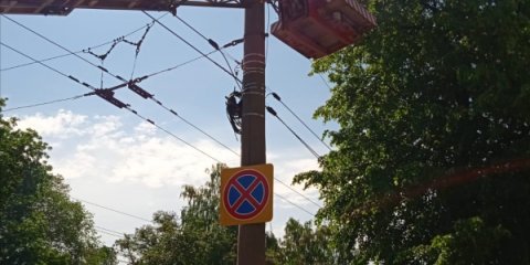 В Ульяновске за неделю устранено 12 обрывов сетей наружного освещения