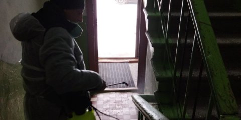 За неделю в Ульяновске провели дезинфекцию в 5210 многоквартирных домах