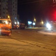 Дорожные службы Ульяновска устраняют последствия сильного снегопада