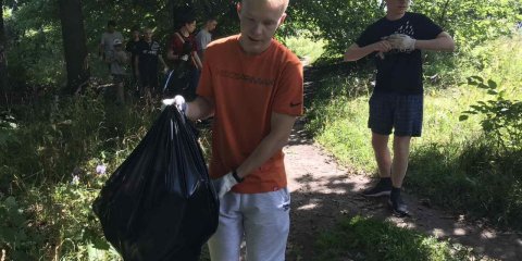 В Ульяновске трудовые отряды продолжают благоустраивать территории общественных пространств