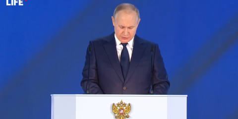 LIVE: Прямая трансляция послания Путина Федеральному Собранию-2021.