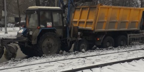 В Ульяновске продолжается вывоз снега, упавших веток и ремонт освещения
