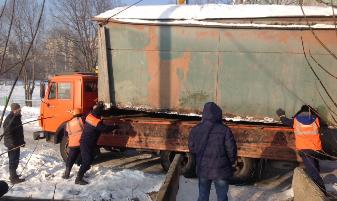 В Засвияжском районе Ульяновска ликвидируют скопление гаражей