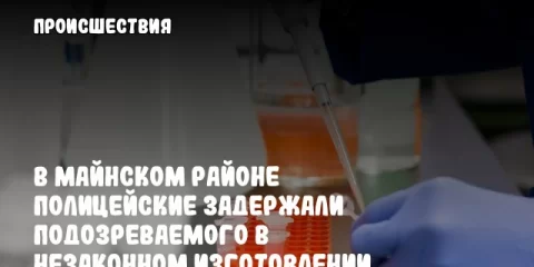 В Майнском районе полицейские задержали подозреваемого в незаконном изготовлении оружия