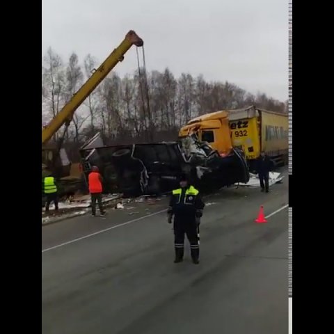 Смертельное ДТП на трассе м 5 Сызрань-Ульяновск