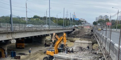 Завершён демонтаж серединной части моста по улице Минаева
