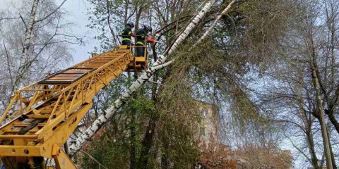Ульяновские спасатели устраняют последствия непогоды
