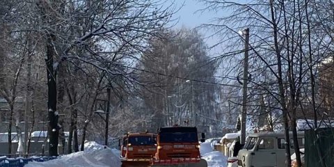 В ночь на 28 января в Ульяновске расширяли дороги пригородной зоны