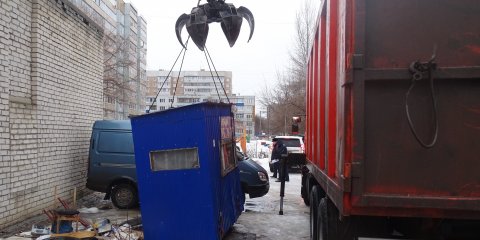 Ульяновск продолжат освобождать от незаконно расположенных нестационарных объектов