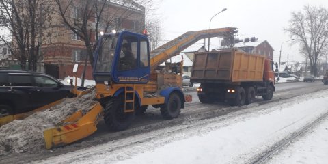 С семи улиц Ульяновска вывозят снег