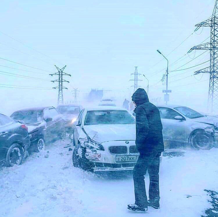 Массовое ДТП в Ульяновске. Императорский мост заблокирован