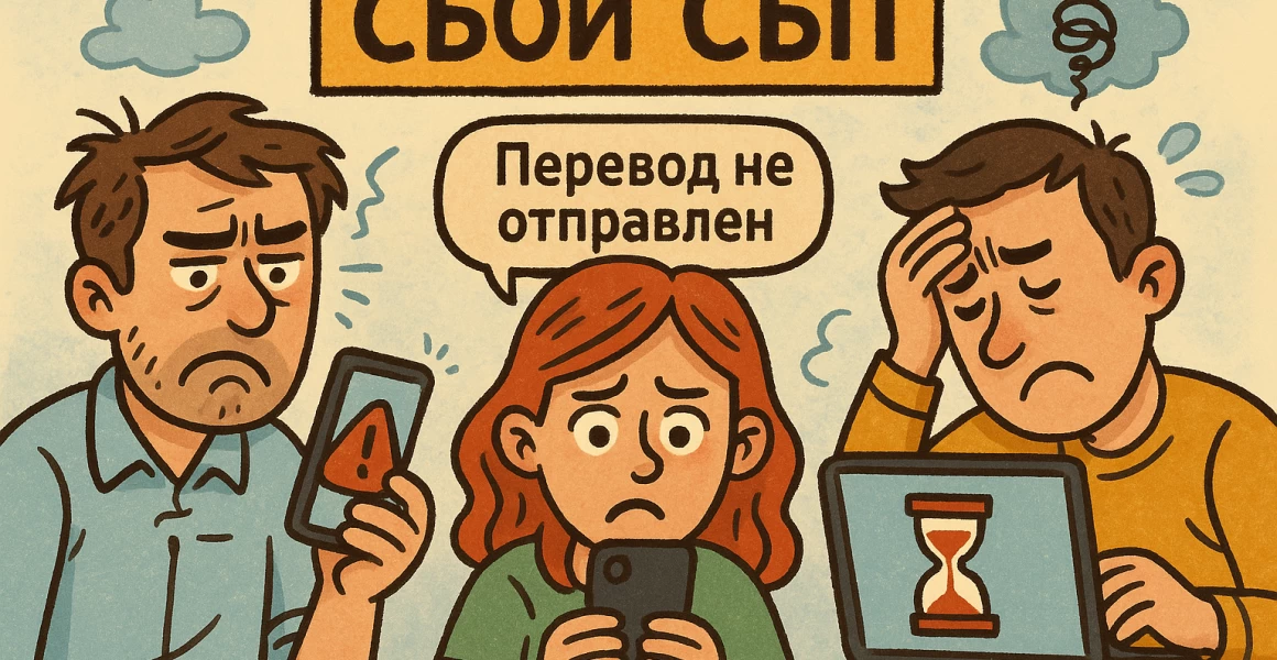 Не работает СБП 10 июля: переводы не проходят, приложения зависают. Что известно и когда всё заработает? Не работает СБП 10 июля: переводы не проходят, приложения зависают. Что известно и когда всё заработает?