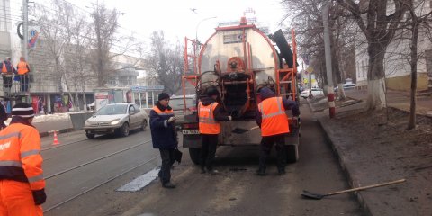 В Ульяновске активизируют ямочный ремонт дорог