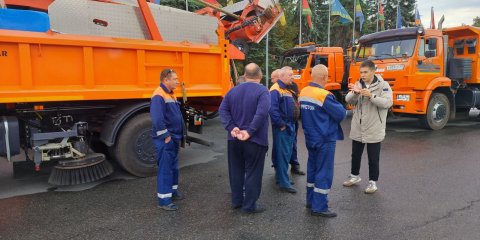 В центре Ульяновска идут репетиции &laquo;Балета городской техники&raquo;