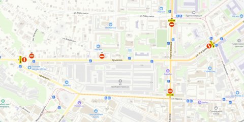 8 ноября в центре Ульяновска ограничат движение транспорта