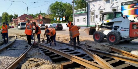 Для ремонта трамвайных путей Ульяновск планирует закупки спецтехники