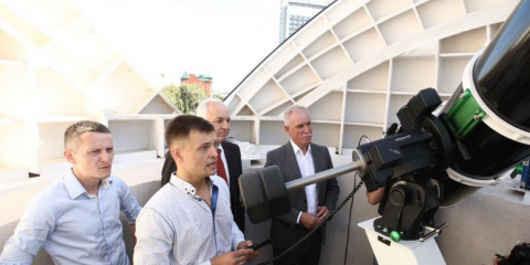 В гимназии №1 Ульяновска открылась обсерватория
