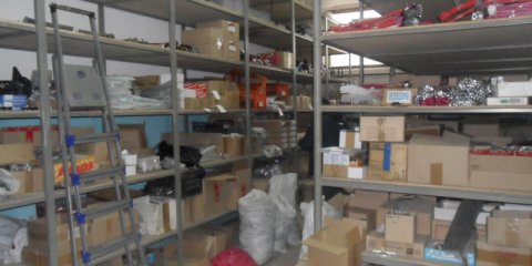 ​В Димитровграде обнаружили склад контрафактных запчастей