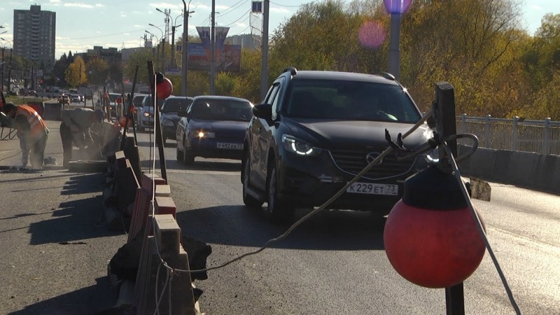 Вести Ульяновск: ГОРОДСКОЙ РЕМОНТ. МОСТ НА ПУШКАРЕВА И ДОРОГА НА РЕЧПОРТ