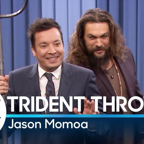 Trident Throwing with Jason Momoa смотреть онлайн в хорошем качестве