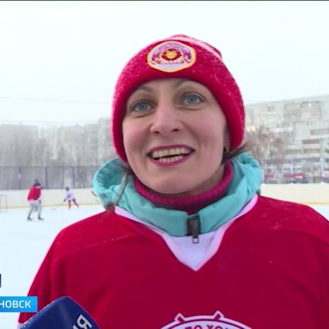 ГТРК Ульяновск Необычный хоккейный матч новости сегодня