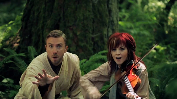 Видеоклип: Lindsey Stirling & Peter Hollens - Звездные войны