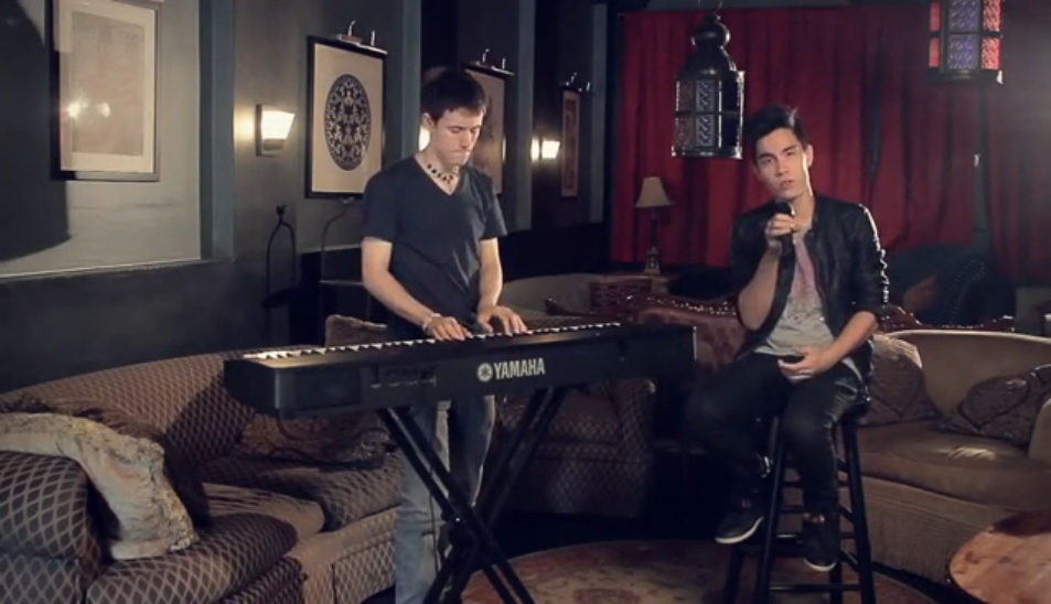 Видеоклип: Treasure / Get Lucky MASHUP (Sam Tsui & Kurt Schneider)